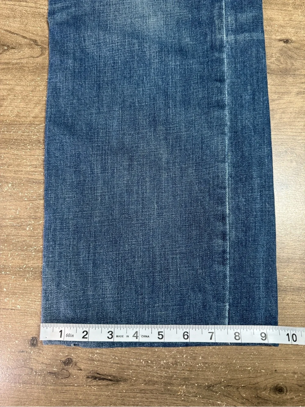 Polo Ralph Lauren Mens Wide Leg Mexico Made 100% Cotton Denim 15941 Jeans 38/34